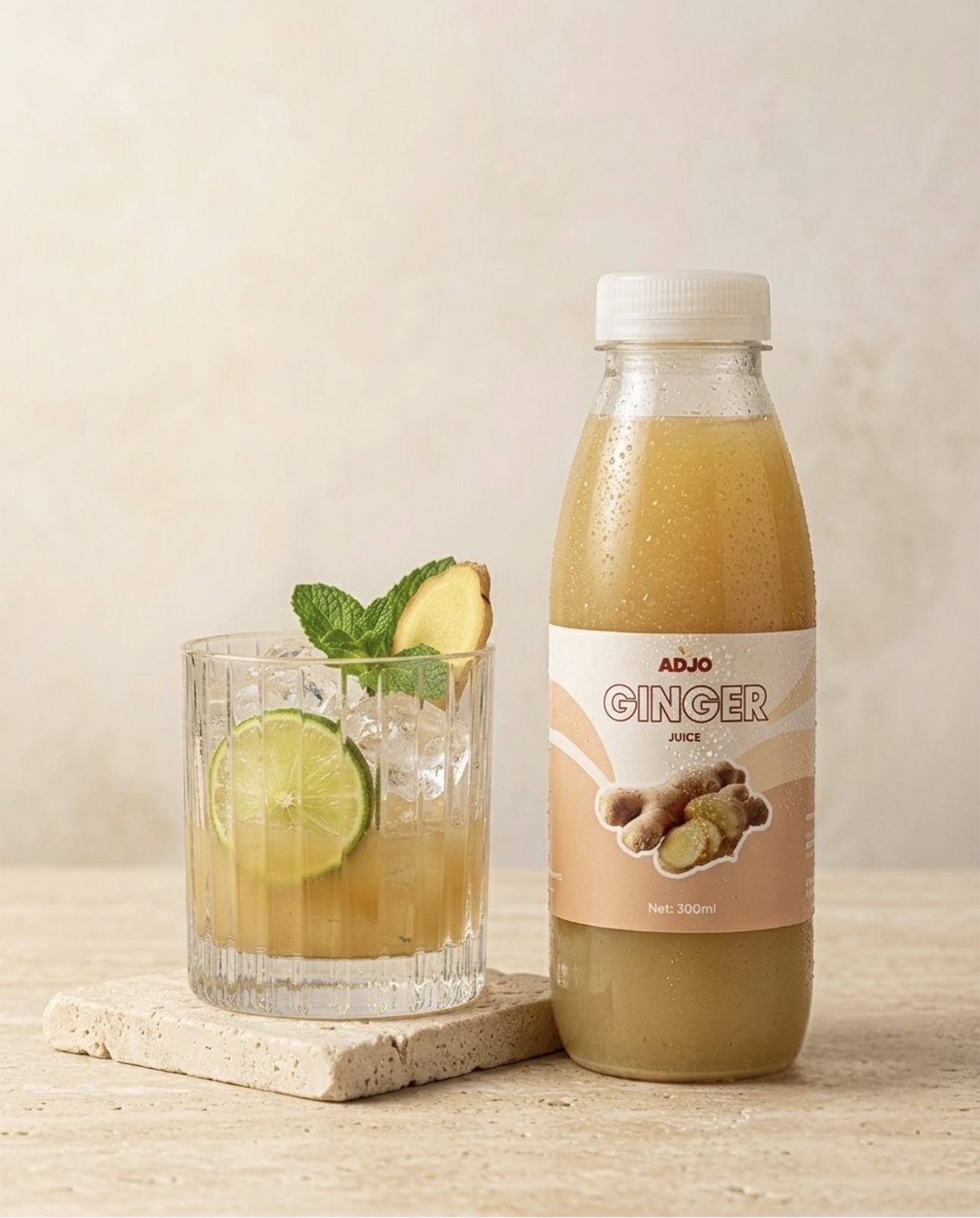 ADJO Ginger Ginger Juice bottle